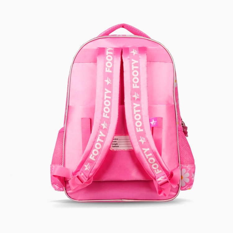 Mochila Escolar Footy 2026 Ohlala Rosa 18" Art.F26393